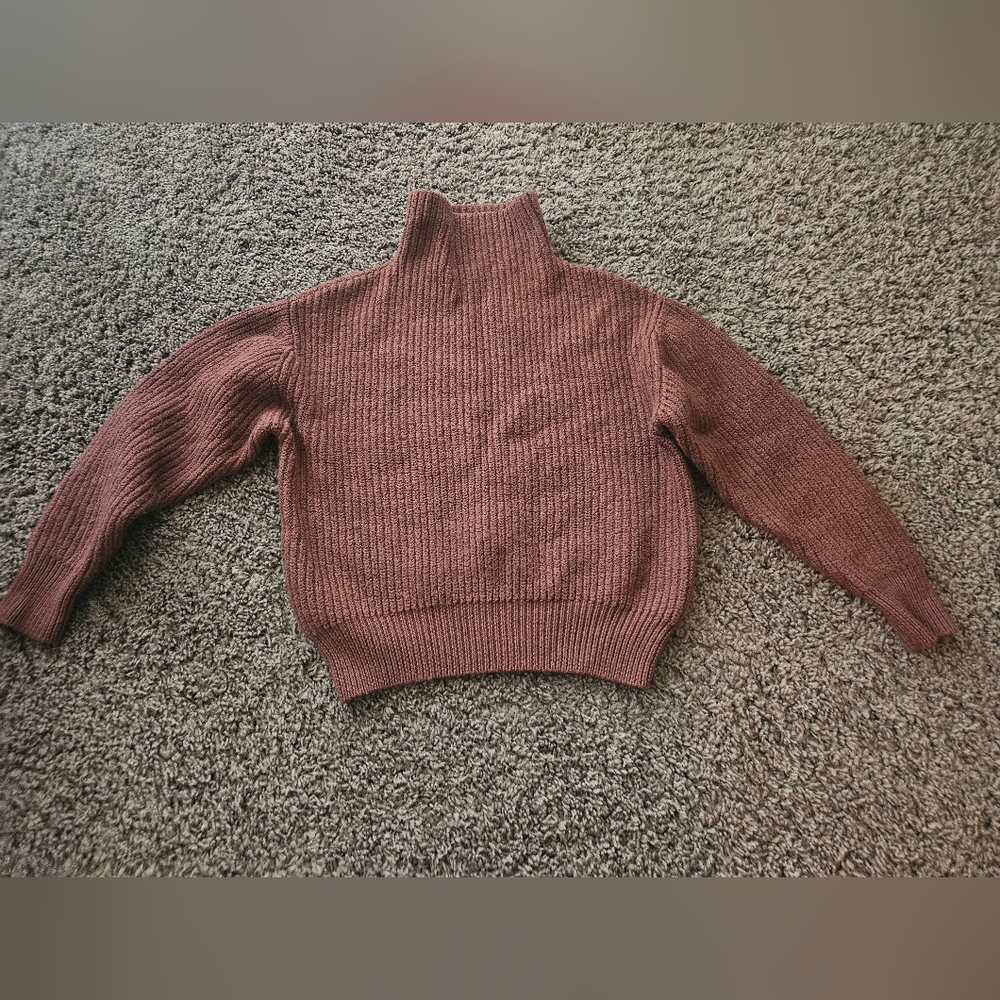 Wilfred Cropped Sweater - Size S - Color: Rust